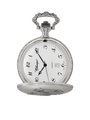 Case Antique Silver Tone Dial White Dial Arabic