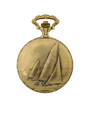 Case Antique Gold Tone Dial White Dial Arabic
