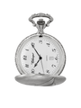Case Antique Silver Tone Dial White Dial Arabic