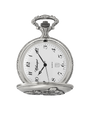 Case Antique Silver Tone Dial White Dial Arabic 
