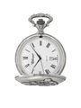 Case Antique Silver Tone Dial White Dial Roman 