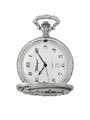 Case Antique Silver Tone Dial White Dial Arabic