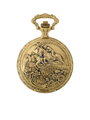 Case Antique Gold Tone Dial White Dial Arabic 