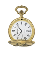 Case Antique Gold Tone Dial White Dial Roman
