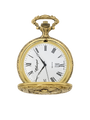Case Antique Gold Tone Dial White Dial Roman