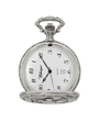 Case Antique Silver Tone Dial White Dial Arabic