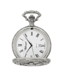 Case Antique Silver Tone Dial White Dial Roman