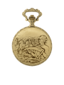 Case Antique Gold Tone Dial White Dial Roman