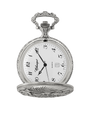 Case Antique Silver Tone Dial White Dial Arabic