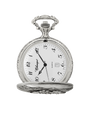 Case Antique Silver Tone Dial White Dial Arabic