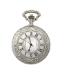 Case Antique Silver Tone Dial White Dial Roman