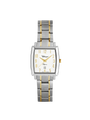 Case Two Tone Gold Plated Stainless Steel Dial White Dial Champagne Arabic Bracelet