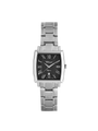 Case Stainless Steel Dial Black Dial Silver Roman Bracelet