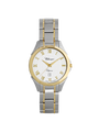 Case Two Tone Gold Plated Stainless Steel Dial White Dial Champagne Roman Bracelet