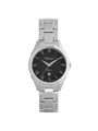 Case Stainless Steel Dial Black Dial Silver Roman Bracelet